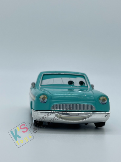 PRE-OWNED / LOOSE DISNEY PIXAR CARS - "DEREK DECALS DOBBS" - FINAL LAP SERIES - PLAYED IN GOOD CONDITION