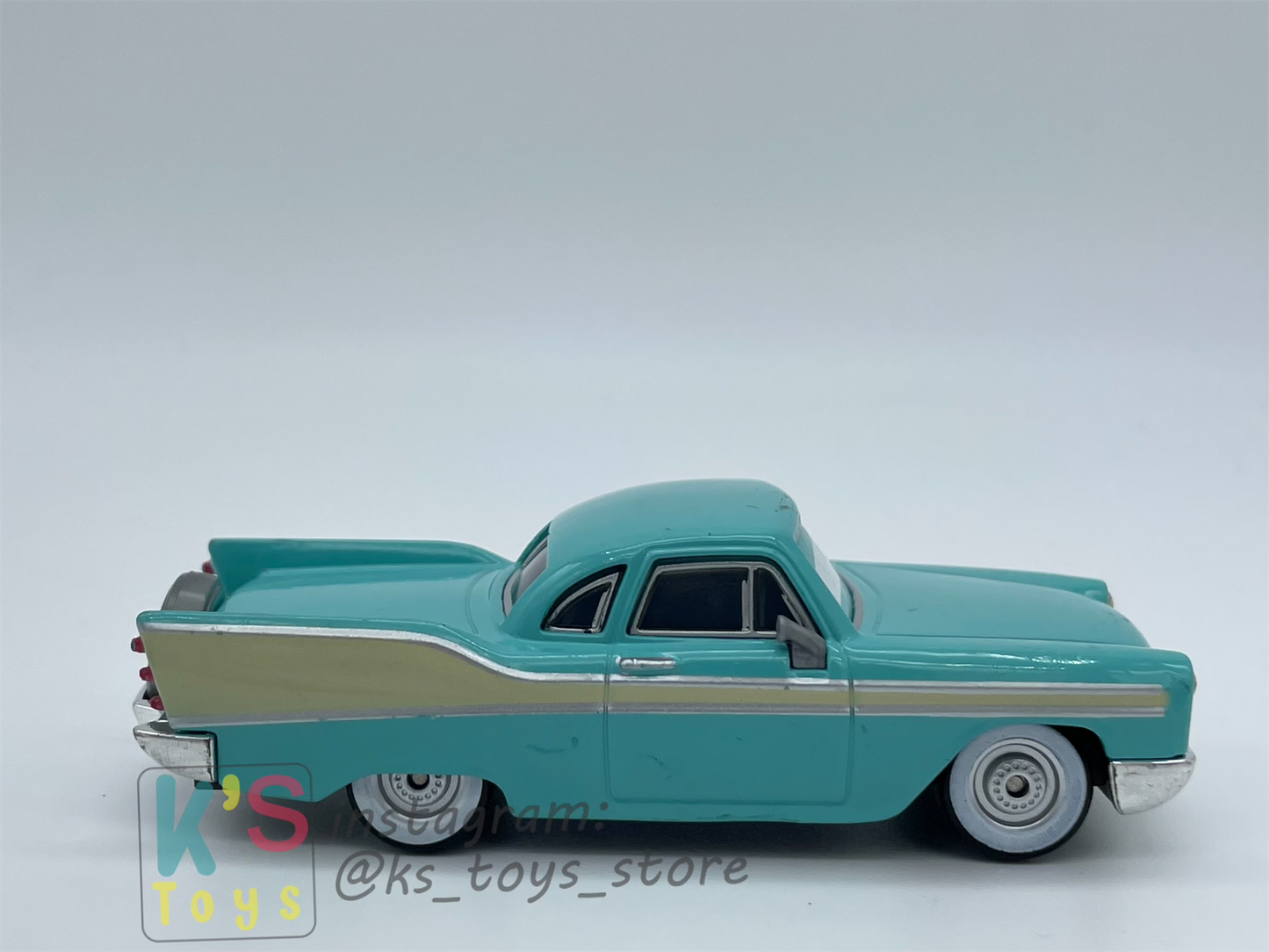 PRE-OWNED / LOOSE DISNEY PIXAR CARS - "DEREK DECALS DOBBS" - FINAL LAP SERIES - PLAYED IN GOOD CONDITION