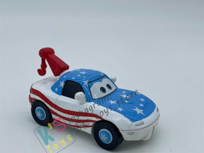 PRE-OWNED / LOOSE DISNEY PIXAR CARS - "MIA & TIA MATER FANS" - MATER THE GREATER SERIES - PLAYED IN GOOD CONDITION