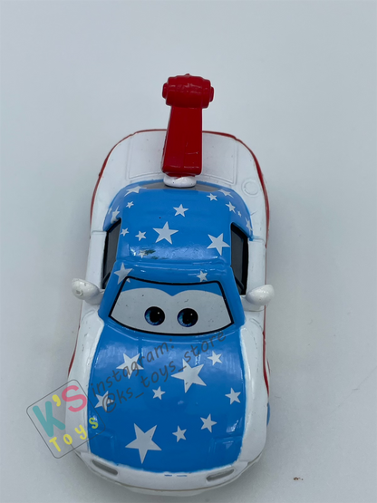 PRE-OWNED / LOOSE DISNEY PIXAR CARS - "MIA & TIA MATER FANS" - MATER THE GREATER SERIES - PLAYED IN GOOD CONDITION