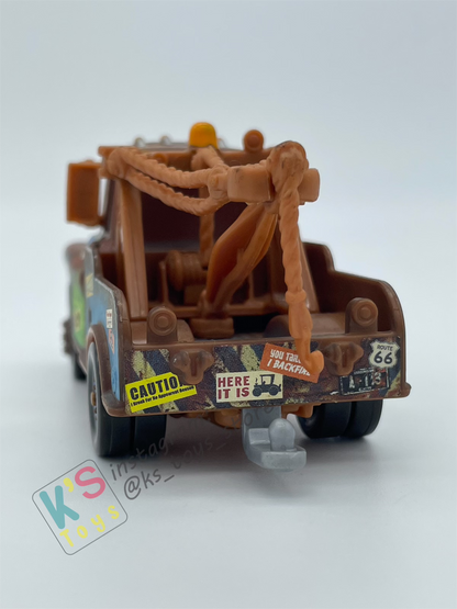PRE-OWNED / LOOSE DISNEY PIXAR CARS - "MATER ROUTE 66 ROAD TRIP" - ROUTE 66 ROAD TRIP SERIES - DISPLAYED CONDITION