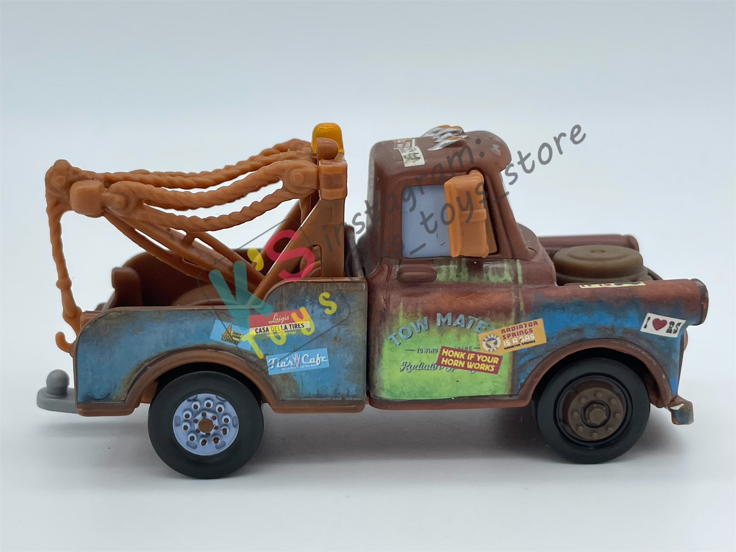 PRE-OWNED / LOOSE DISNEY PIXAR CARS - "MATER ROUTE 66 ROAD TRIP" - ROUTE 66 ROAD TRIP SERIES - DISPLAYED CONDITION