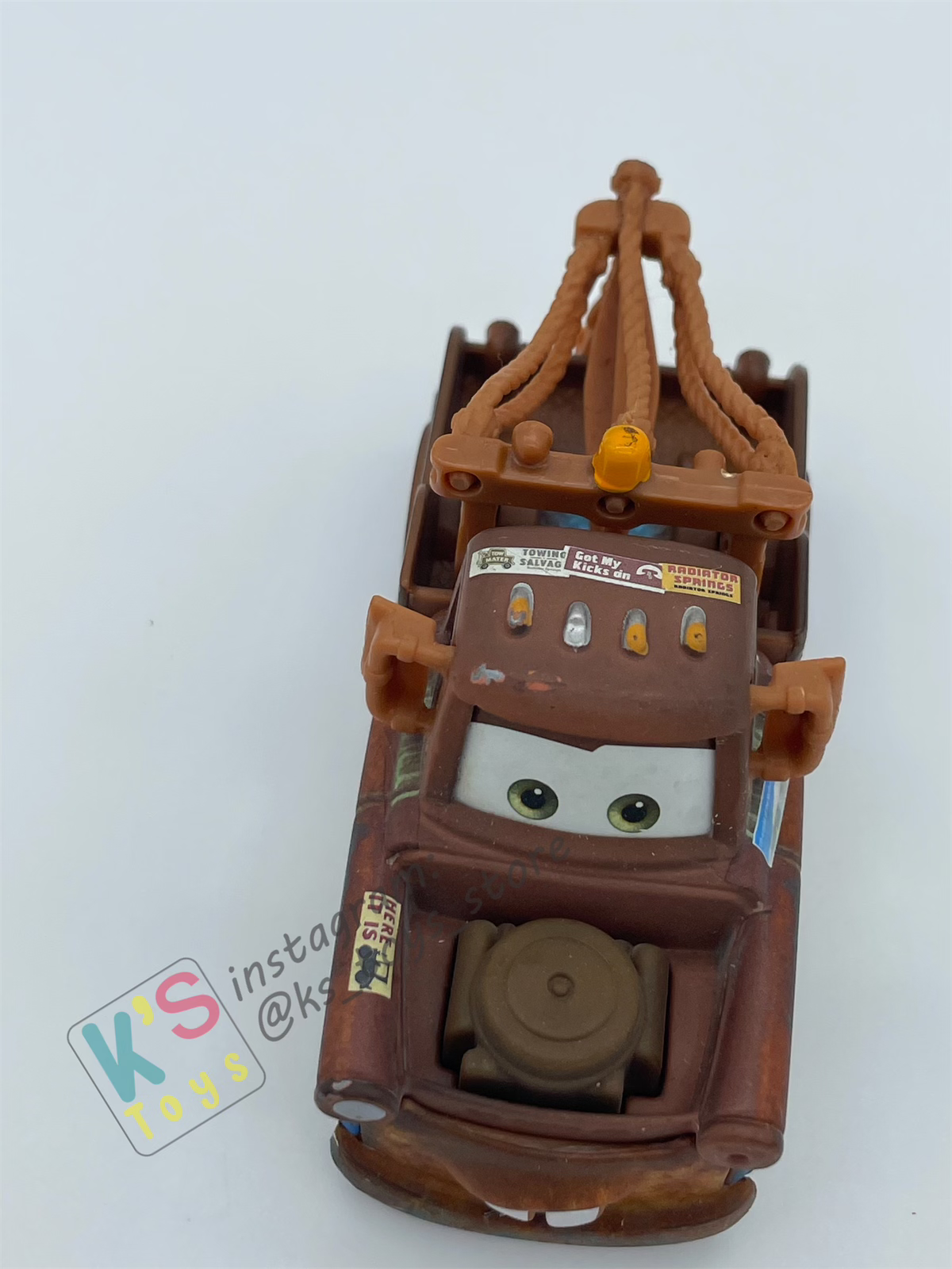 PRE-OWNED / LOOSE DISNEY PIXAR CARS - "MATER ROUTE 66 ROAD TRIP" - ROUTE 66 ROAD TRIP SERIES - DISPLAYED CONDITION