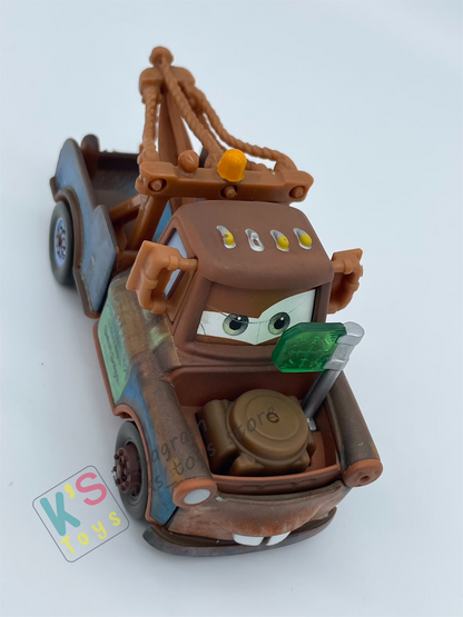 PRE-OWNED / LOOSE DISNEY PIXAR CARS - "MATER WITH SPY GLASSES" - MATER'S SECRET MISSION SERIES - EXCELLENT CONDITION