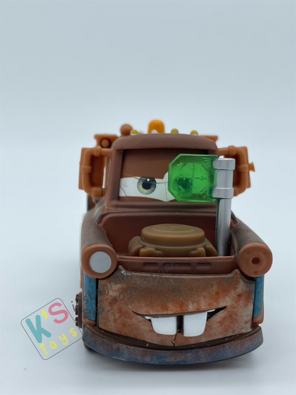 PRE-OWNED / LOOSE DISNEY PIXAR CARS - "MATER WITH SPY GLASSES" - MATER'S SECRET MISSION SERIES - EXCELLENT CONDITION