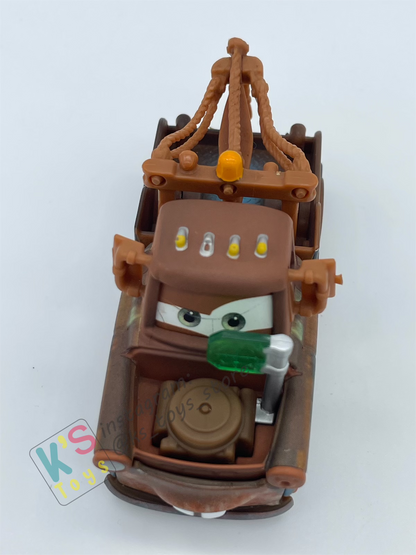 PRE-OWNED / LOOSE DISNEY PIXAR CARS - "MATER WITH SPY GLASSES" - MATER'S SECRET MISSION SERIES - EXCELLENT CONDITION