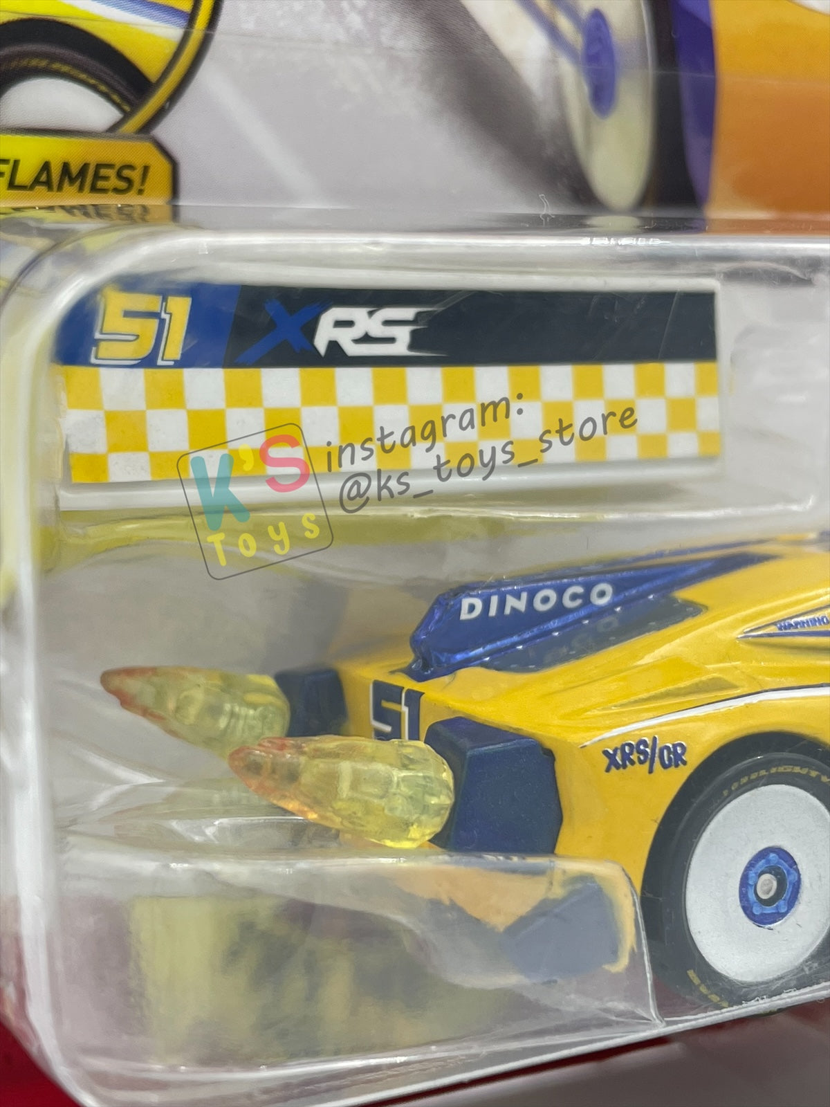 DISNEY PIXAR CARS BY MATTEL 1:55, "CRUZ RAMIREZ WITH BLAST WALL" ROCKET RACING SERIES - BNIP
