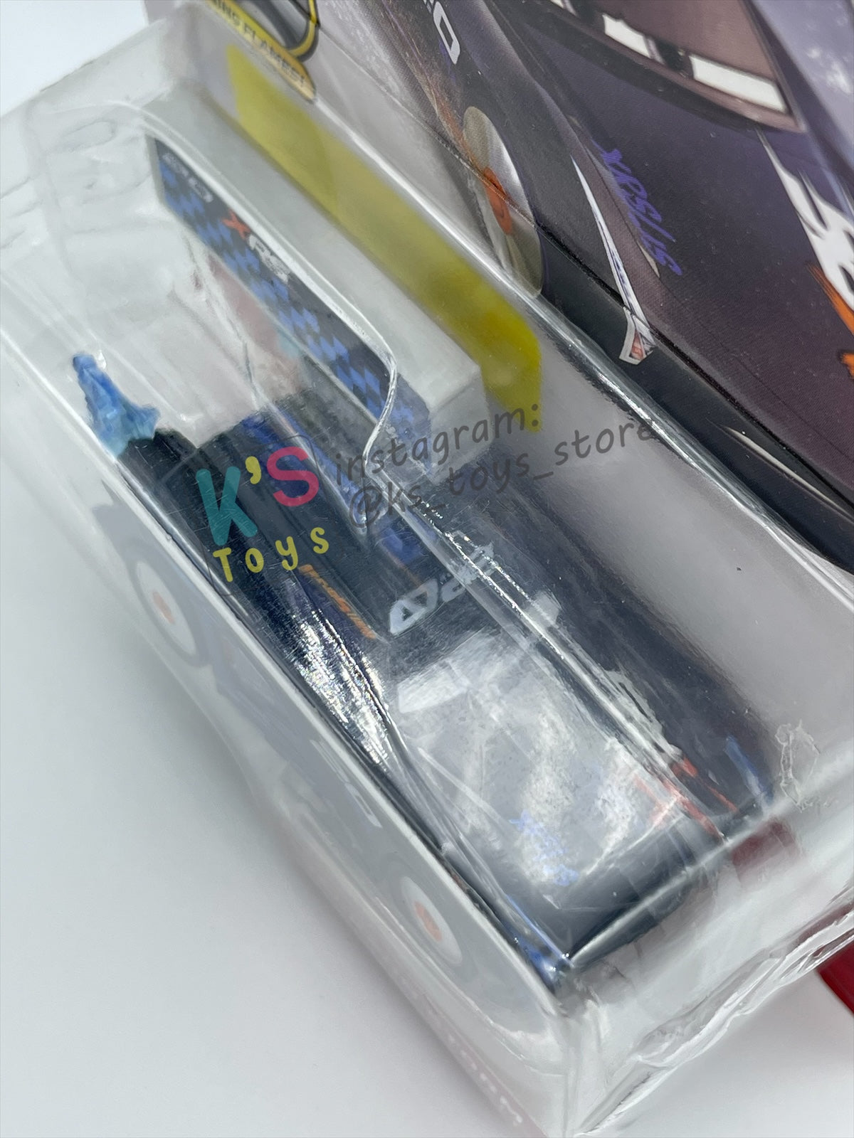 DISNEY PIXAR CARS BY MATTEL 1:55, "JACKSON STORM WITH BLAST WALL" ROCKET RACING SERIES - BNIP