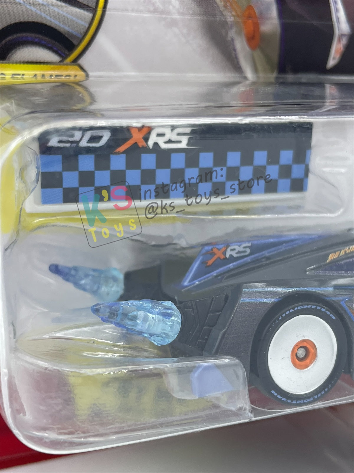 DISNEY PIXAR CARS BY MATTEL 1:55, "JACKSON STORM WITH BLAST WALL" ROCKET RACING SERIES - BNIP