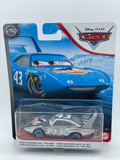 DISNEY PIXAR CARS BY MATTEL 1:55, "SILVER THE KING" SILVER COLLECTION SERIES - BNIP