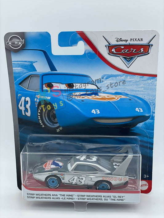 DISNEY PIXAR CARS BY MATTEL 1:55, "SILVER THE KING" SILVER COLLECTION SERIES - BNIP