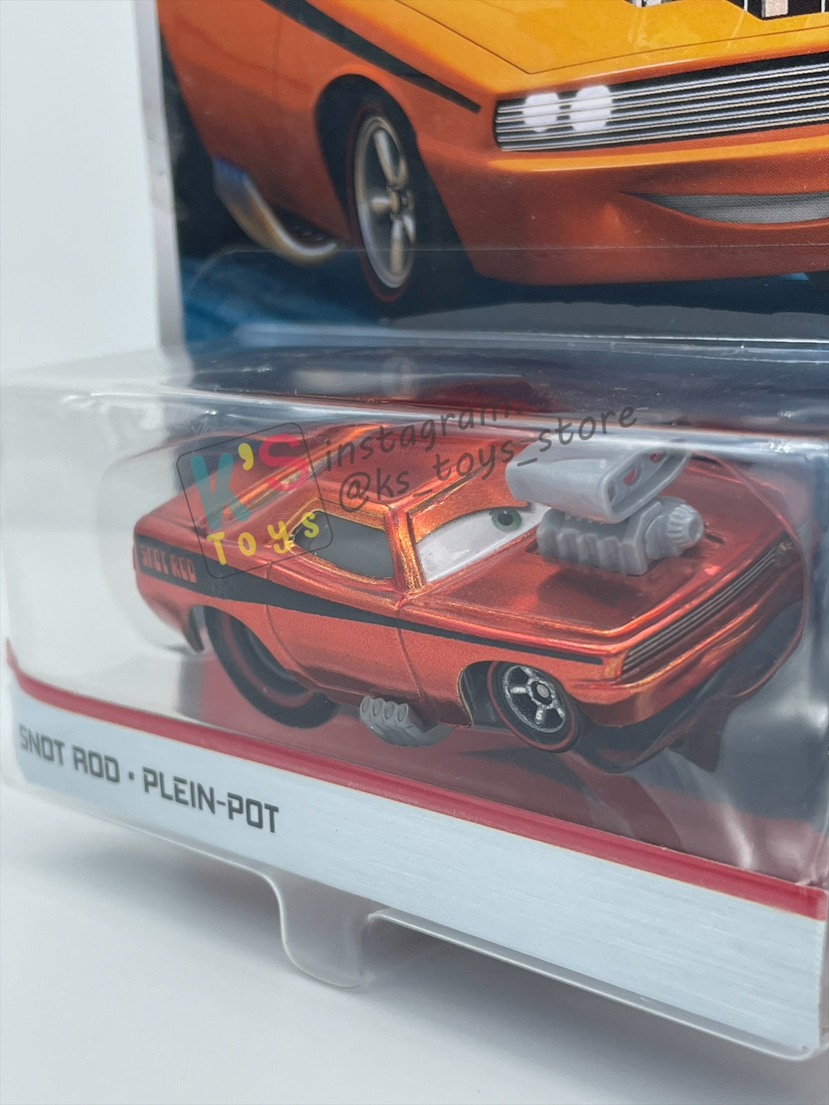DISNEY PIXAR CARS BY MATTEL 1:55, "METALLIC SNOT ROD " SCAVENGER HUNT SERIES - BNIP