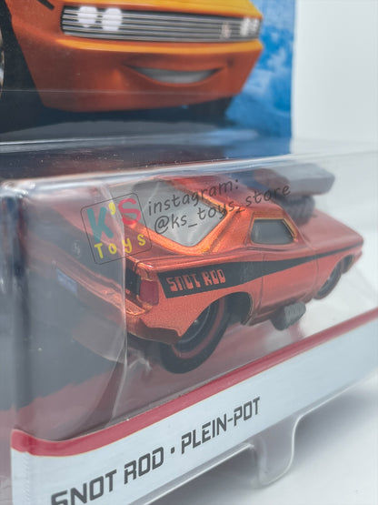 DISNEY PIXAR CARS BY MATTEL 1:55, "METALLIC SNOT ROD " SCAVENGER HUNT SERIES - BNIP