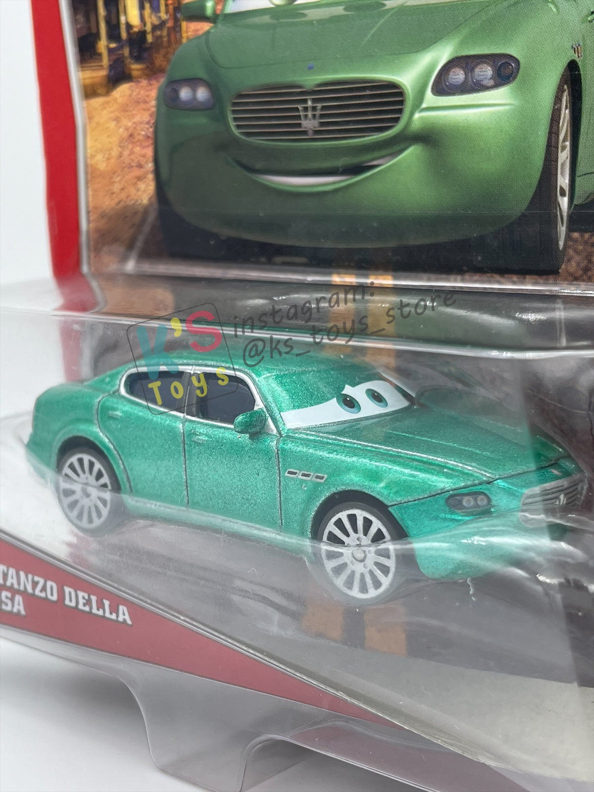DISNEY PIXAR CARS BY MATTEL 1:55, "COSTANZO DELLA CORSA" RADIATOR SPRINGS SERIES - BNIP