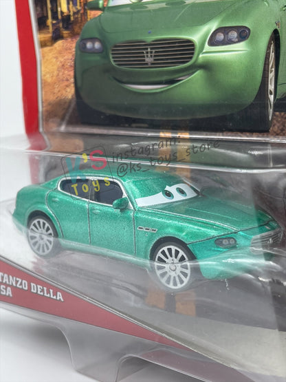 DISNEY PIXAR CARS BY MATTEL 1:55, "COSTANZO DELLA CORSA" RADIATOR SPRINGS SERIES - BNIP