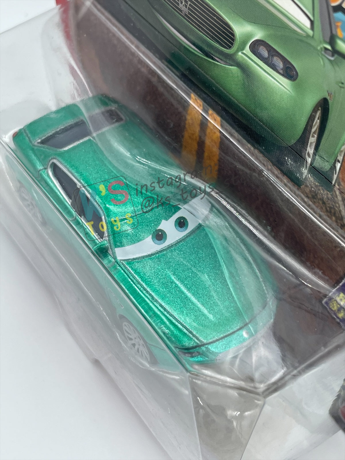 DISNEY PIXAR CARS BY MATTEL 1:55, "COSTANZO DELLA CORSA" RADIATOR SPRINGS SERIES - BNIP