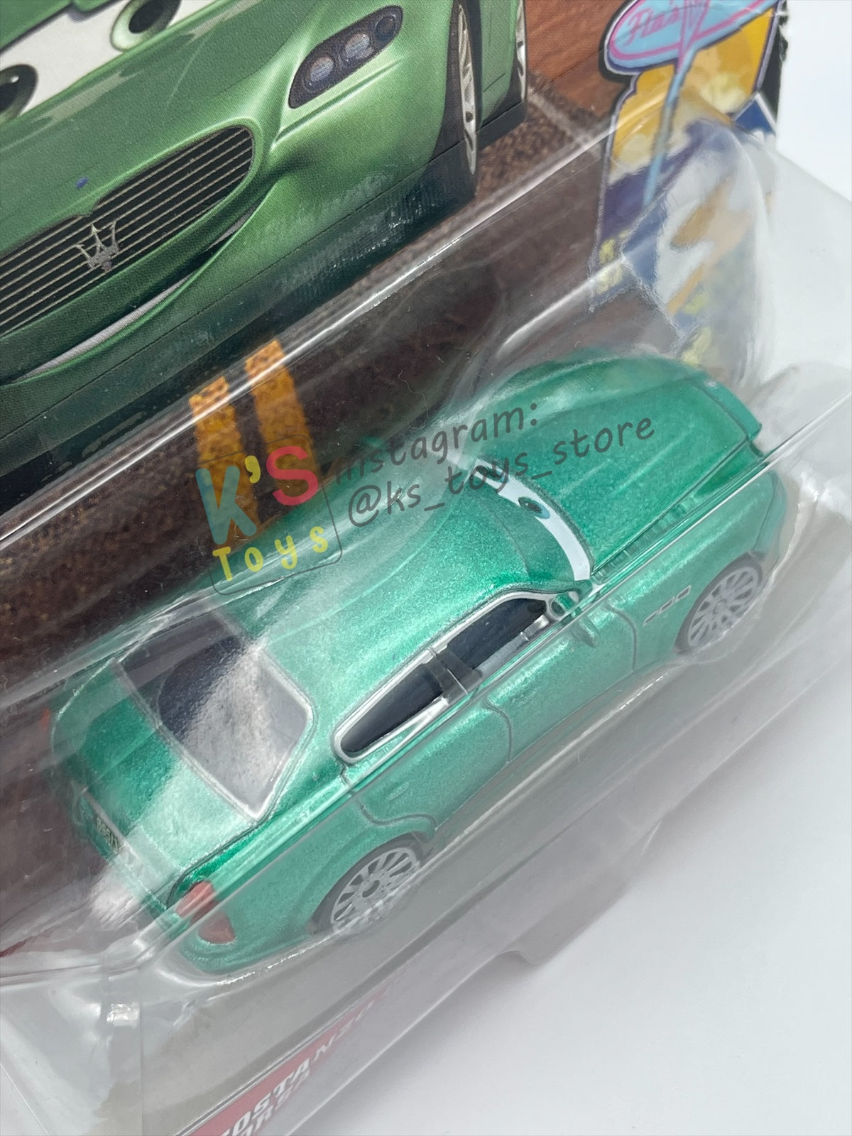 DISNEY PIXAR CARS BY MATTEL 1:55, "COSTANZO DELLA CORSA" RADIATOR SPRINGS SERIES - BNIP