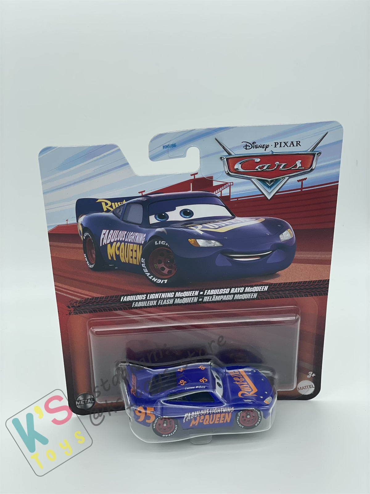 DISNEY PIXAR CARS "FABULOUS LIGHTNING MCQUEEN" 2024 RE-RELEASED - BNIP