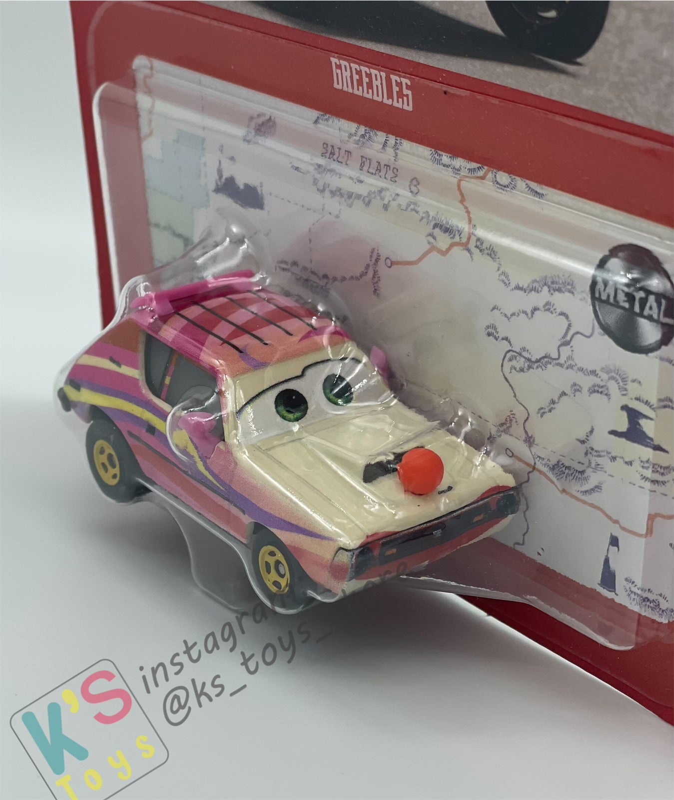 DISNEY PIXAR CARS BY MATTEL, GREEBLES - CARS ON THE ROAD SERIES - 2022 NEW RELEASE - BNIP