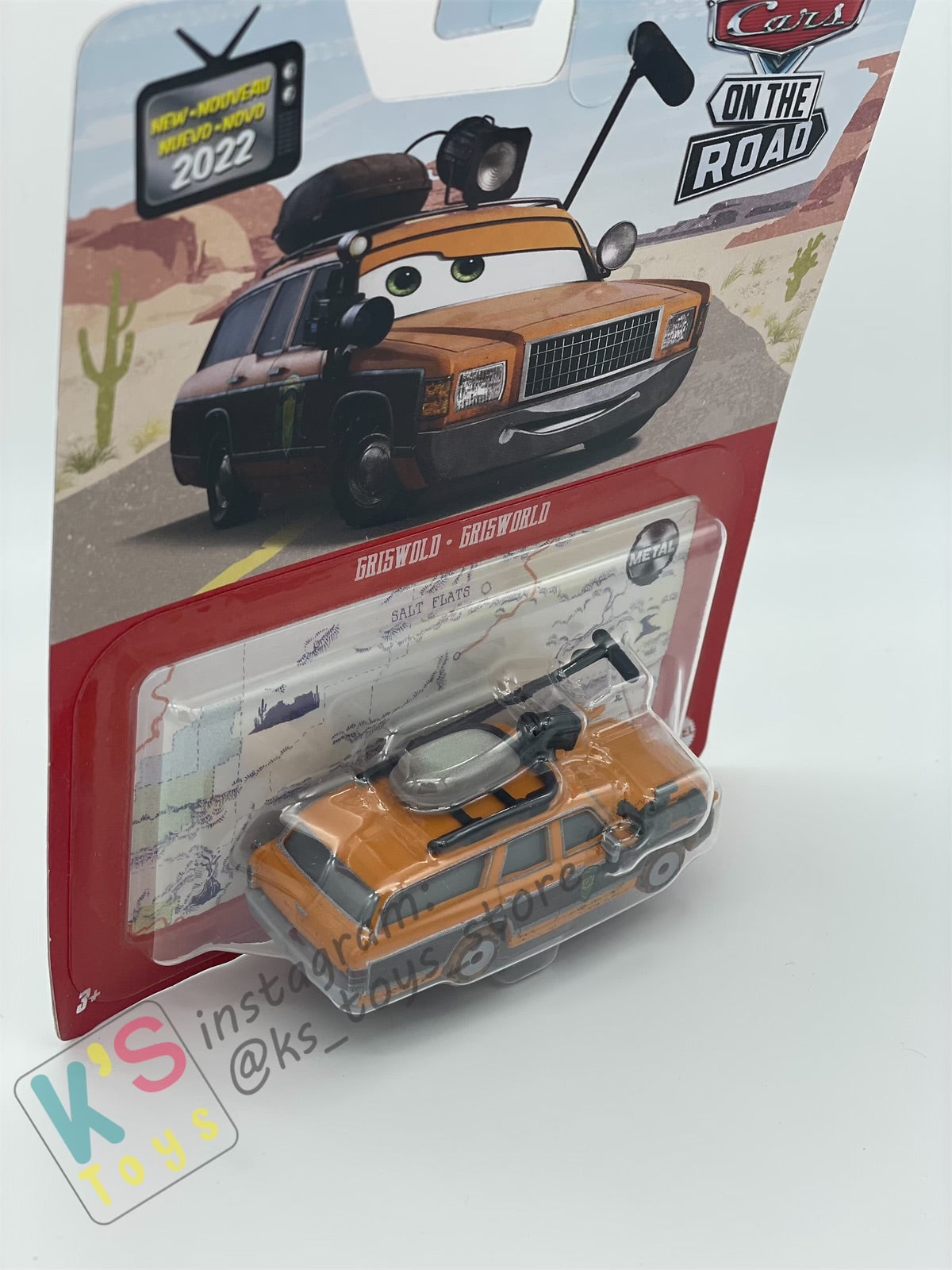 DISNEY PIXAR CARS BY MATTEL, GRISWOLD - 2022 NEW RELEASE - BNIP