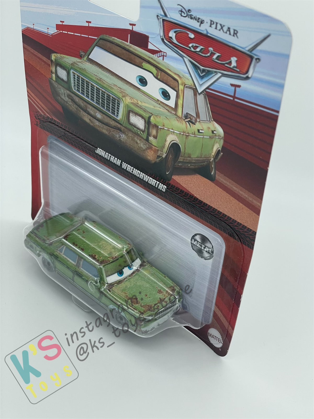 DISNEY PIXAR CARS BY MATTEL, JONATHAN WRENCHWORTHS - BNIP