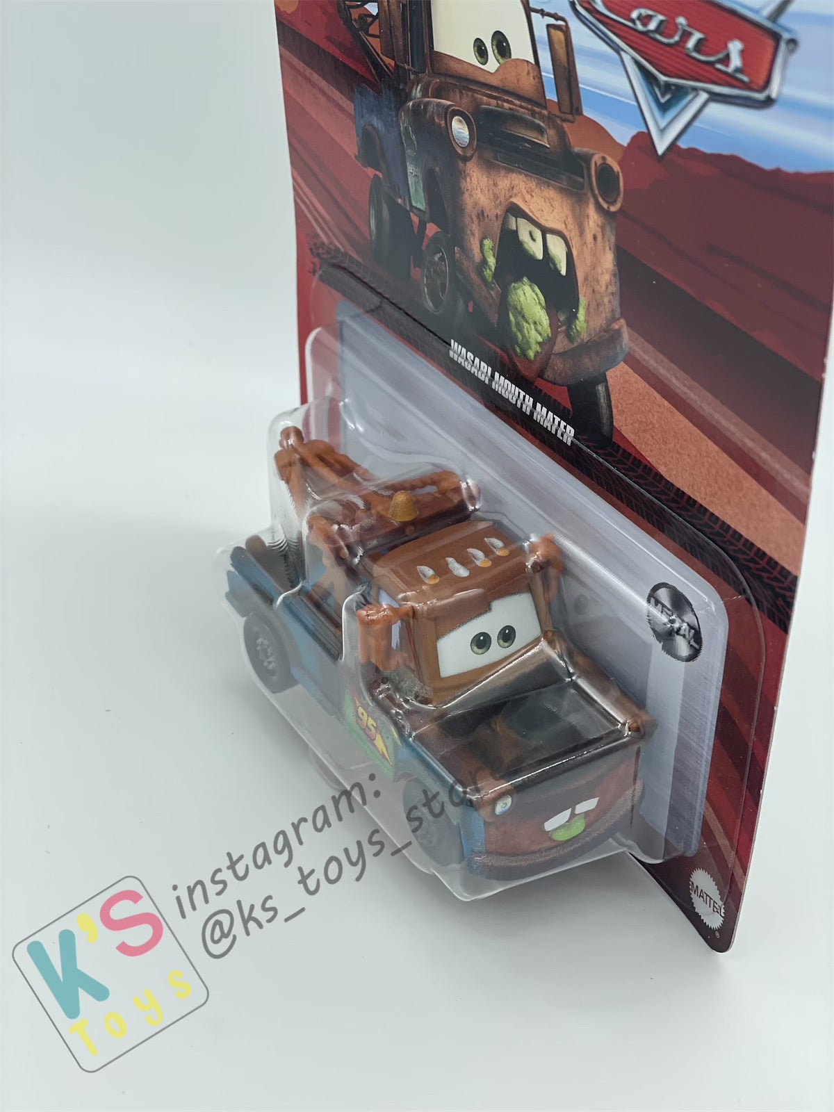 DISNEY PIXAR CARS BY MATTEL - "WASABI MATER" 2022 RE-RELEASED - BNIP