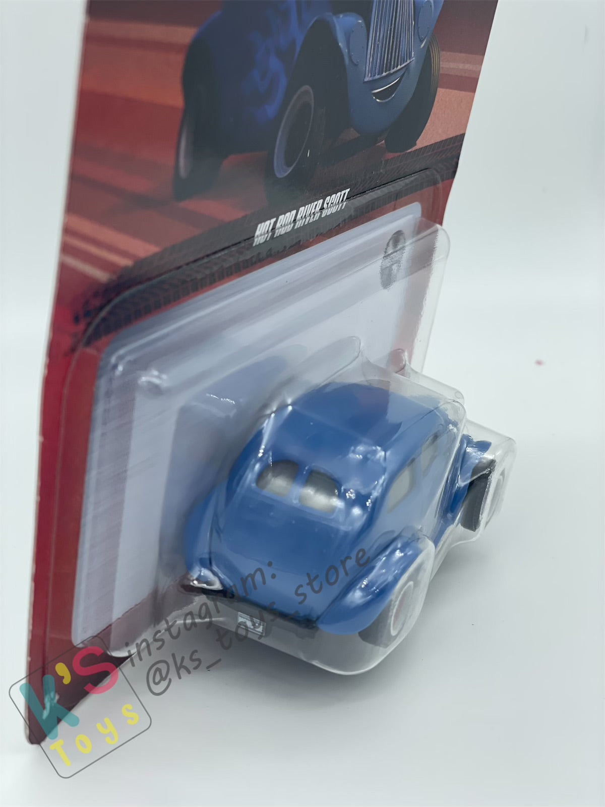 DISNEY PIXAR CARS BY MATTEL - "HOT ROD RIVER SCOTT" CARS 3- 2022 RE-RELEASED - BNIP