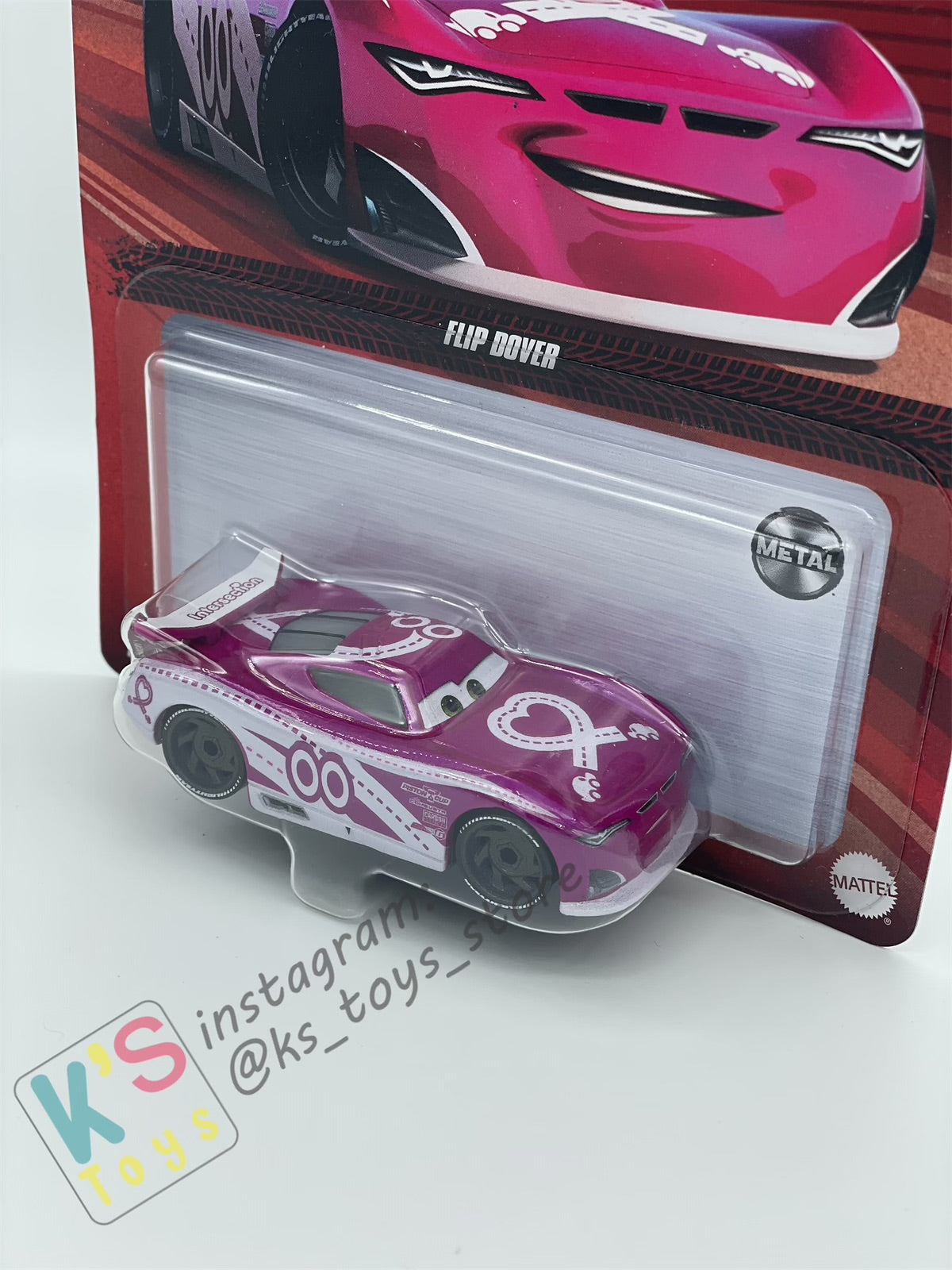 DISNEY PIXAR CARS BY MATTEL, FLIP DOVER - 2022 RE-RELEASED  - BNIP