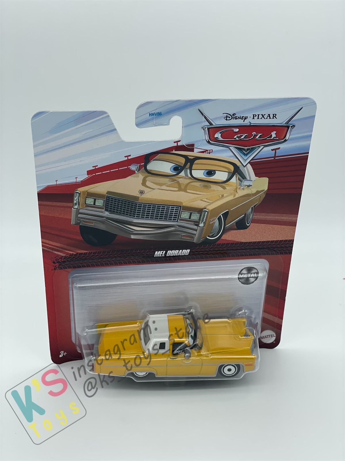 DISNEY PIXAR CARS BY MATTEL - "MEL D0RADO" 2022 RE-RELEASED - BNIP