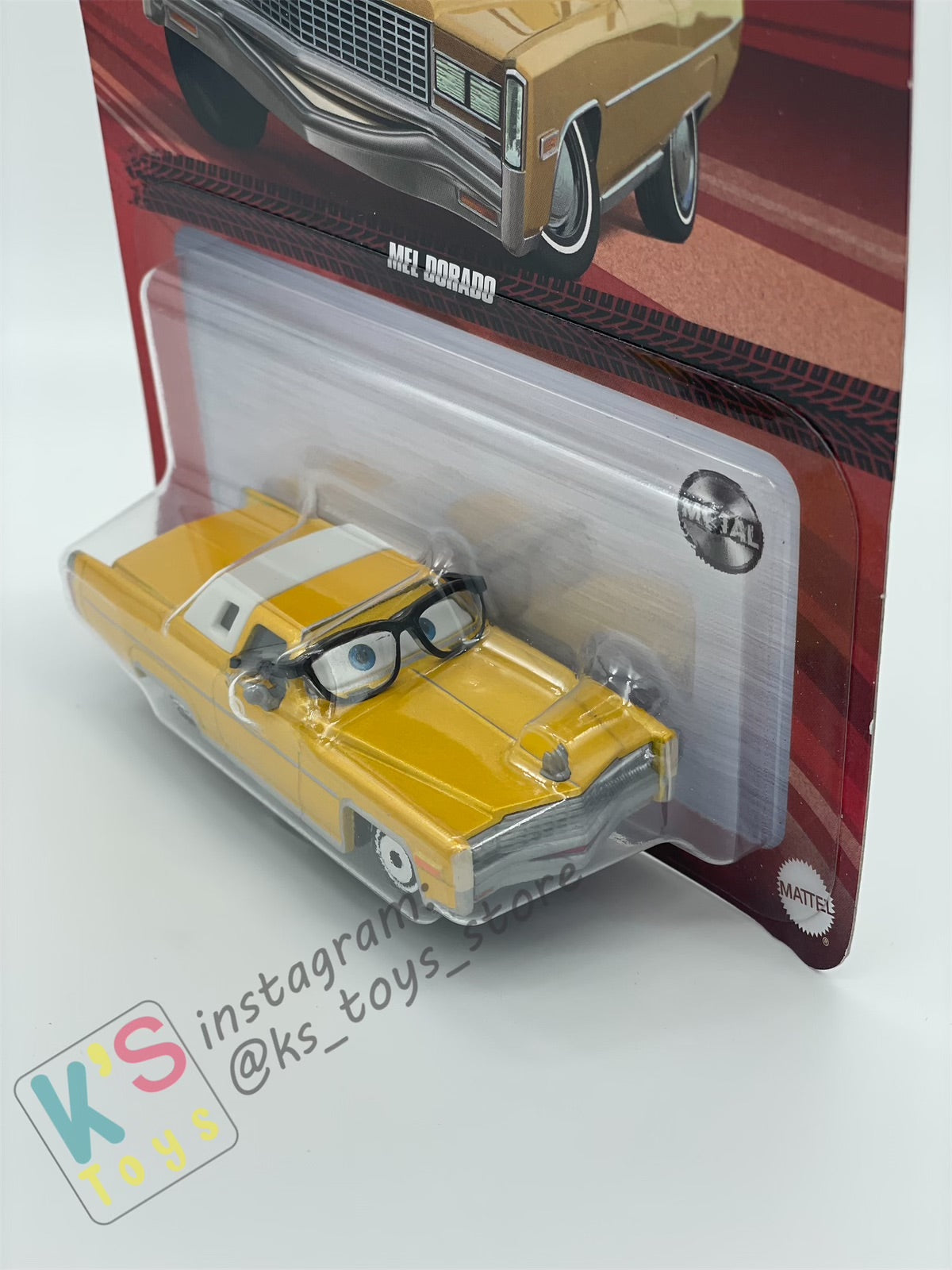 DISNEY PIXAR CARS BY MATTEL - "MEL D0RADO" 2022 RE-RELEASED - BNIP