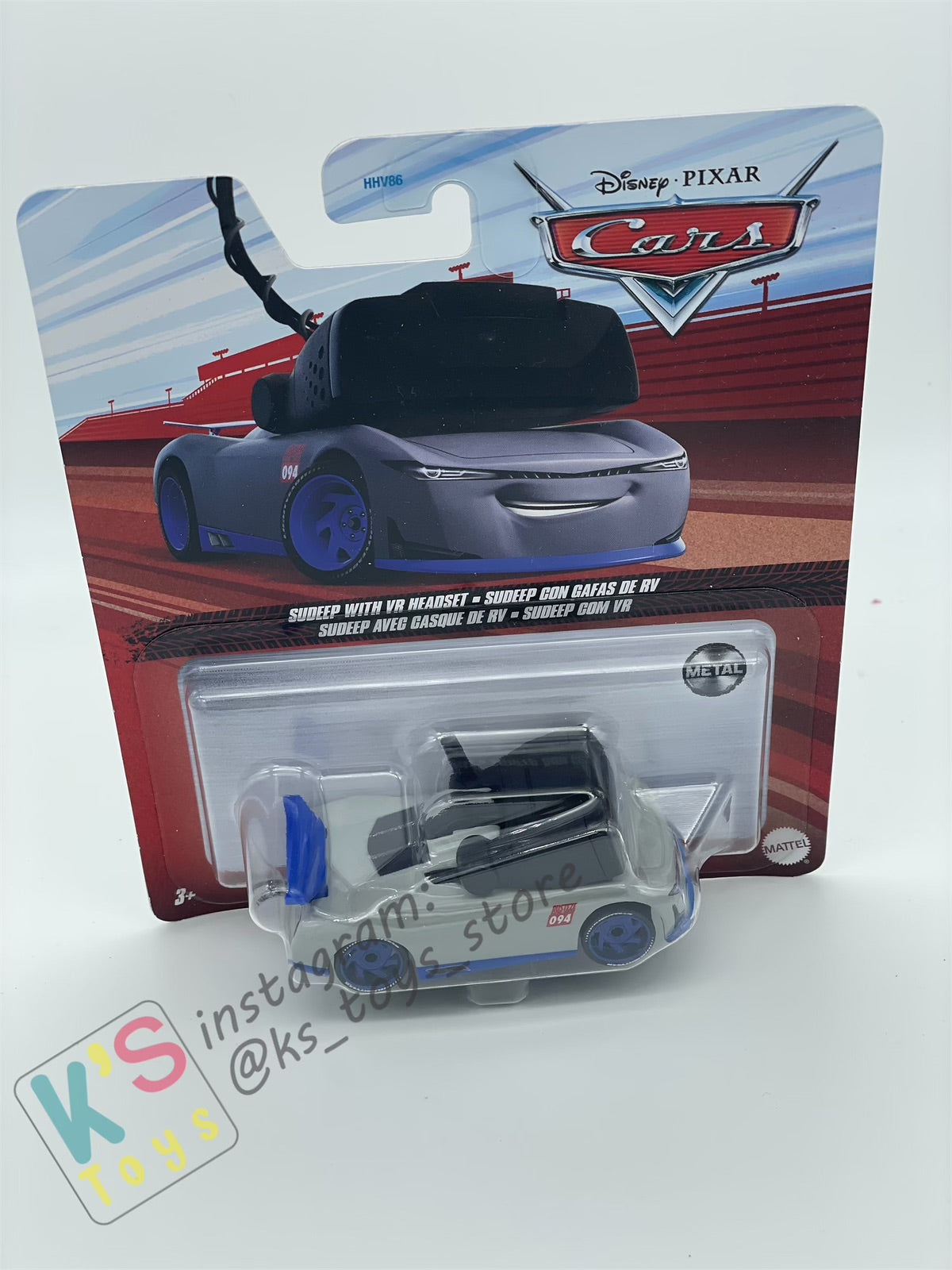 DISNEY PIXAR CARS BY MATTEL - "SUDEEP WITH RV HEADSET" CARS 3 - 2022 NEW RELEASE- BNIP