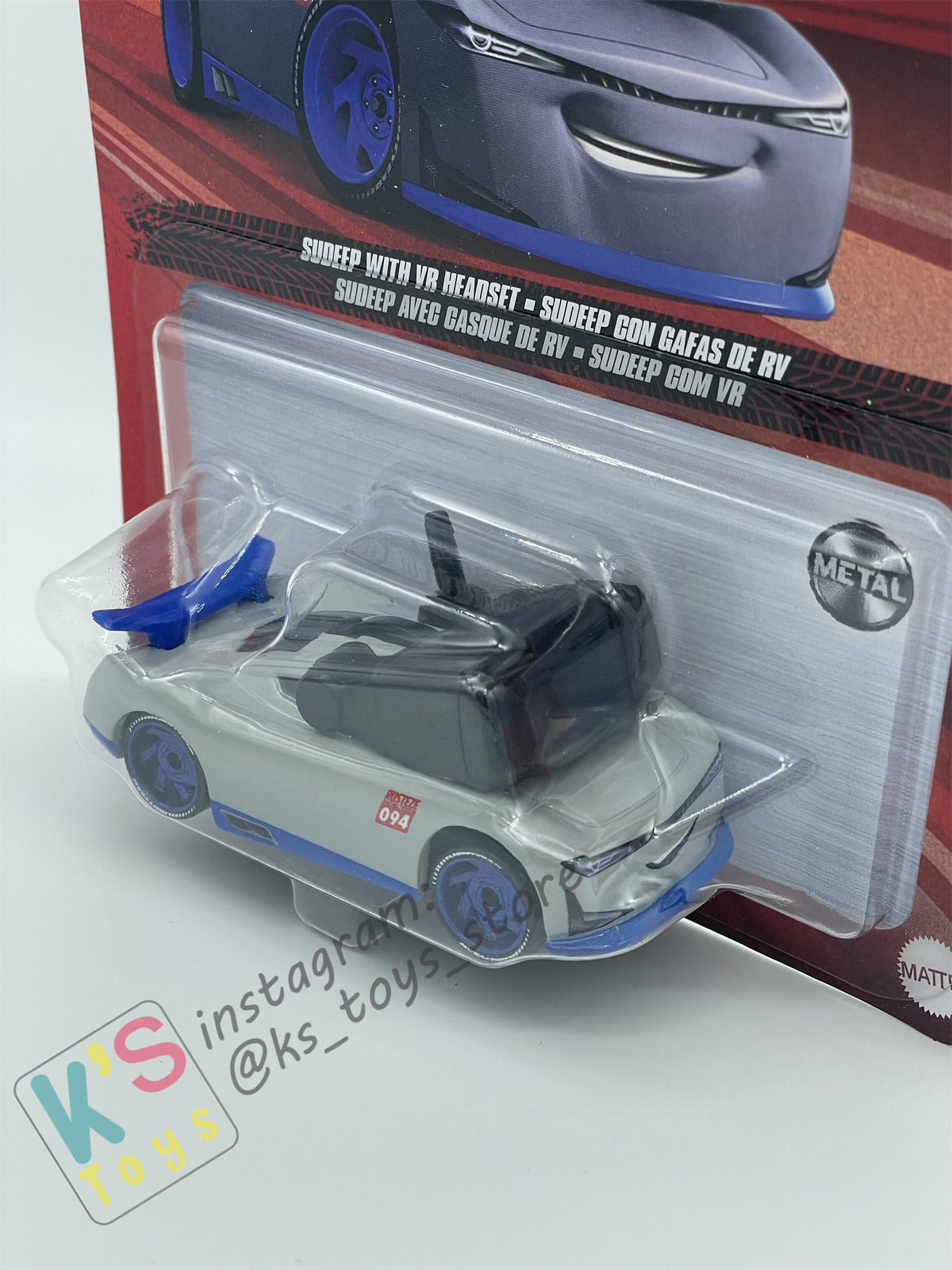 DISNEY PIXAR CARS BY MATTEL - "SUDEEP WITH RV HEADSET" CARS 3 - 2022 NEW RELEASE- BNIP