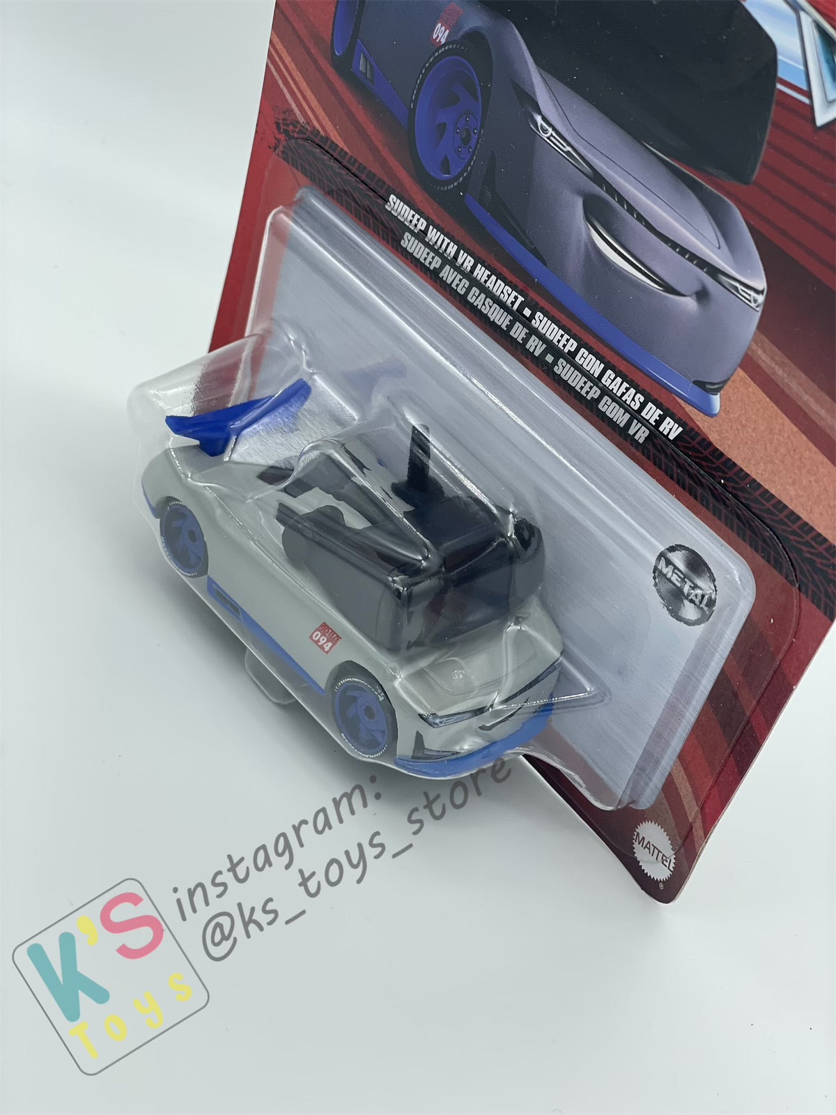 DISNEY PIXAR CARS BY MATTEL - "SUDEEP WITH RV HEADSET" CARS 3 - 2022 NEW RELEASE- BNIP