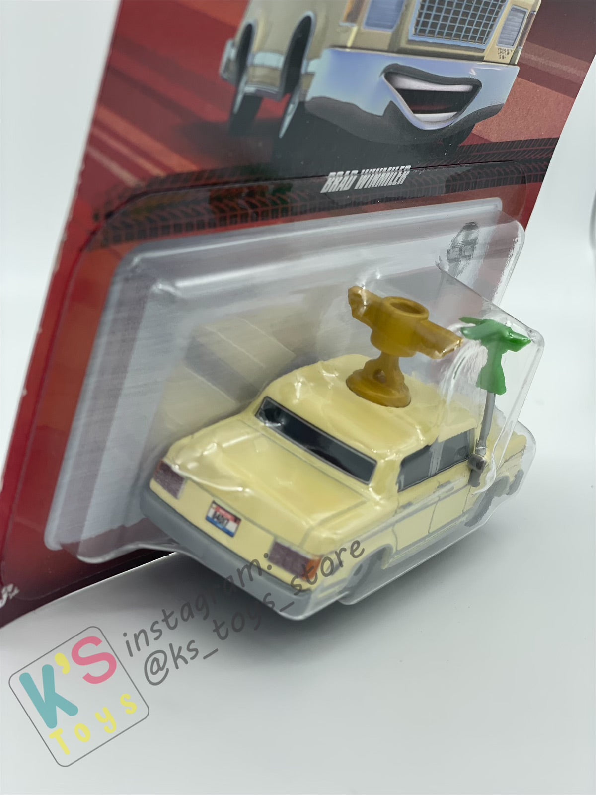 DISNEY PIXAR CARS BY MATTEL - "BRAD WINMILER"  CARS - 2022  RE-RELEASED - BNIP