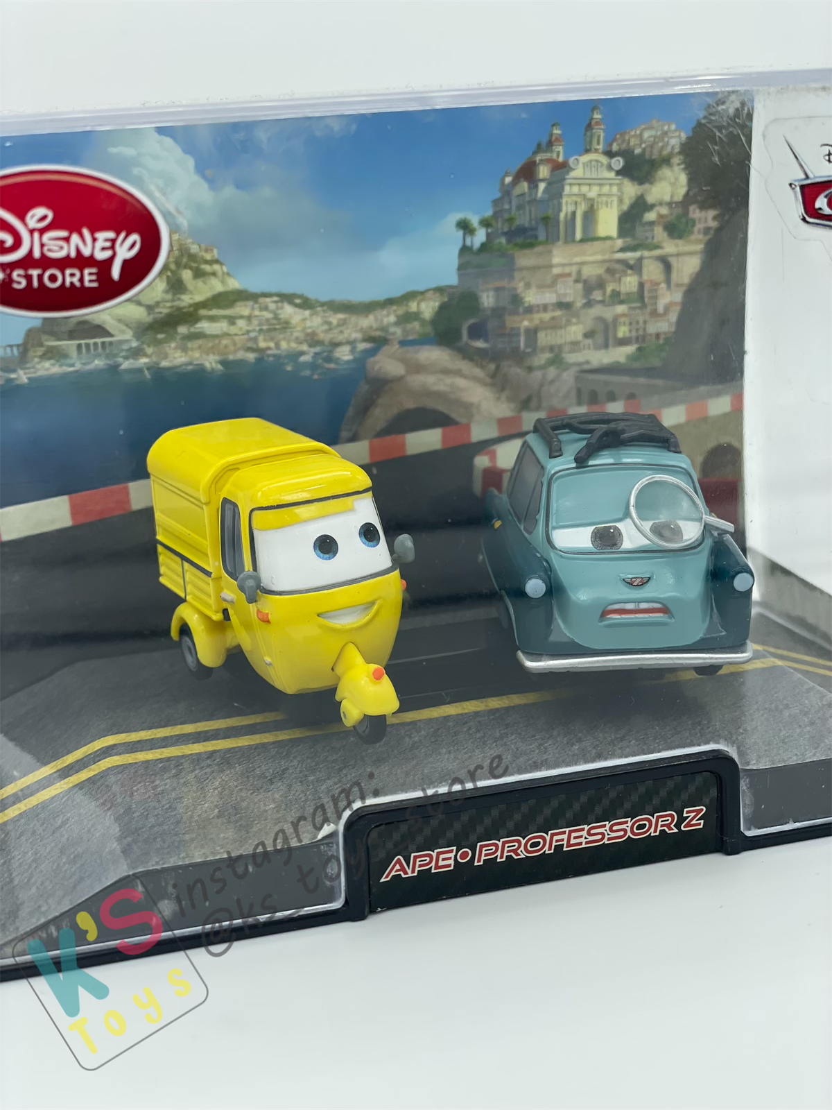 Disney Store Version of Disney Pixar Cars 1:43 - Ape and Professor Z- BNIP