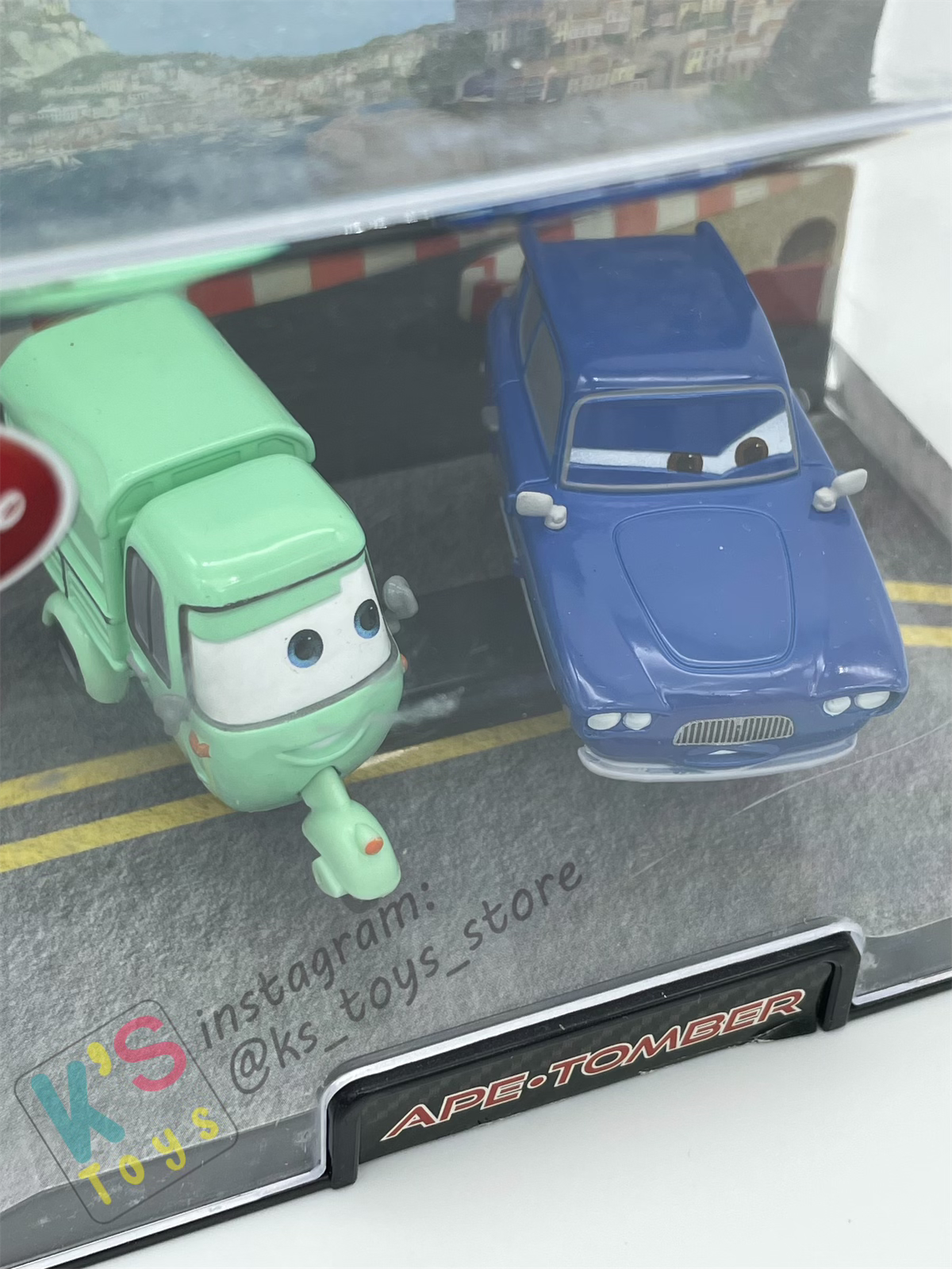 Disney Store Version of Disney Pixar Cars 1:43 - Ape and Tomber- BNIP