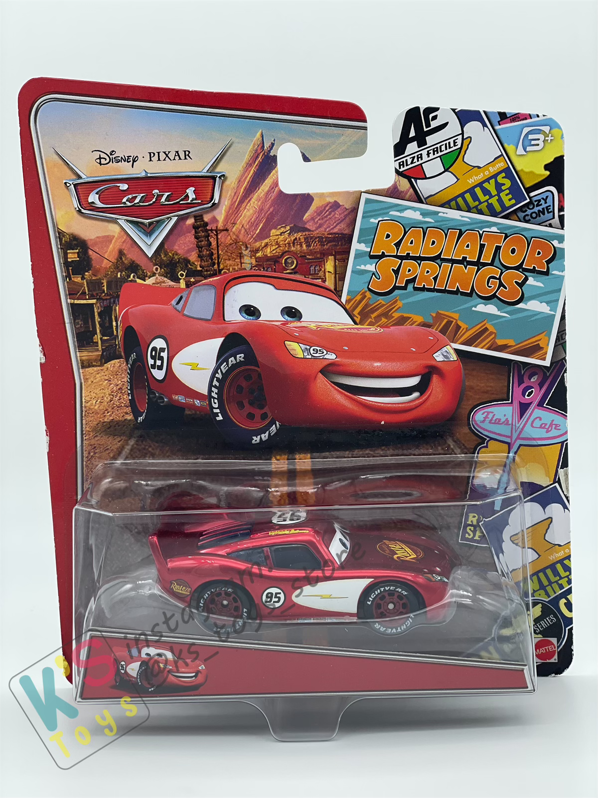 Disney Pixar Cars by Mattel, Radiator Springs Lightning McQueen - Radiator Springs Series - BNIP