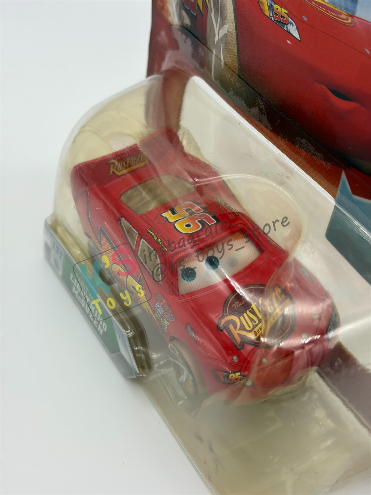 DISNEY PIXAR CARS BY MATTEL 1:55, "PAINT MASK LIGHTNING MCQUEEN" - CHASE LENTICULAR EYES SERIES - BNIP