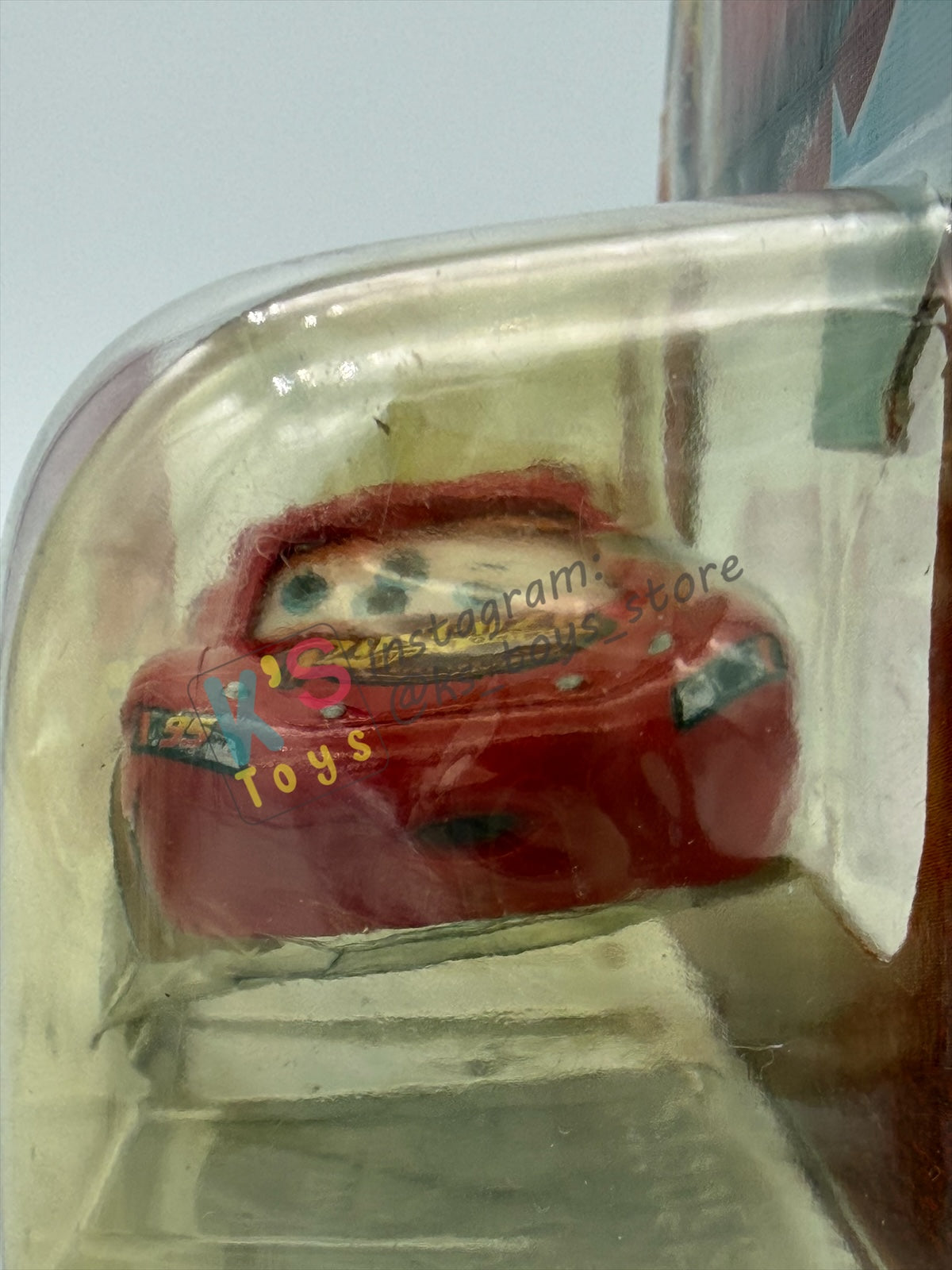 DISNEY PIXAR CARS BY MATTEL 1:55, "PAINT MASK LIGHTNING MCQUEEN" - CHASE LENTICULAR EYES SERIES - BNIP
