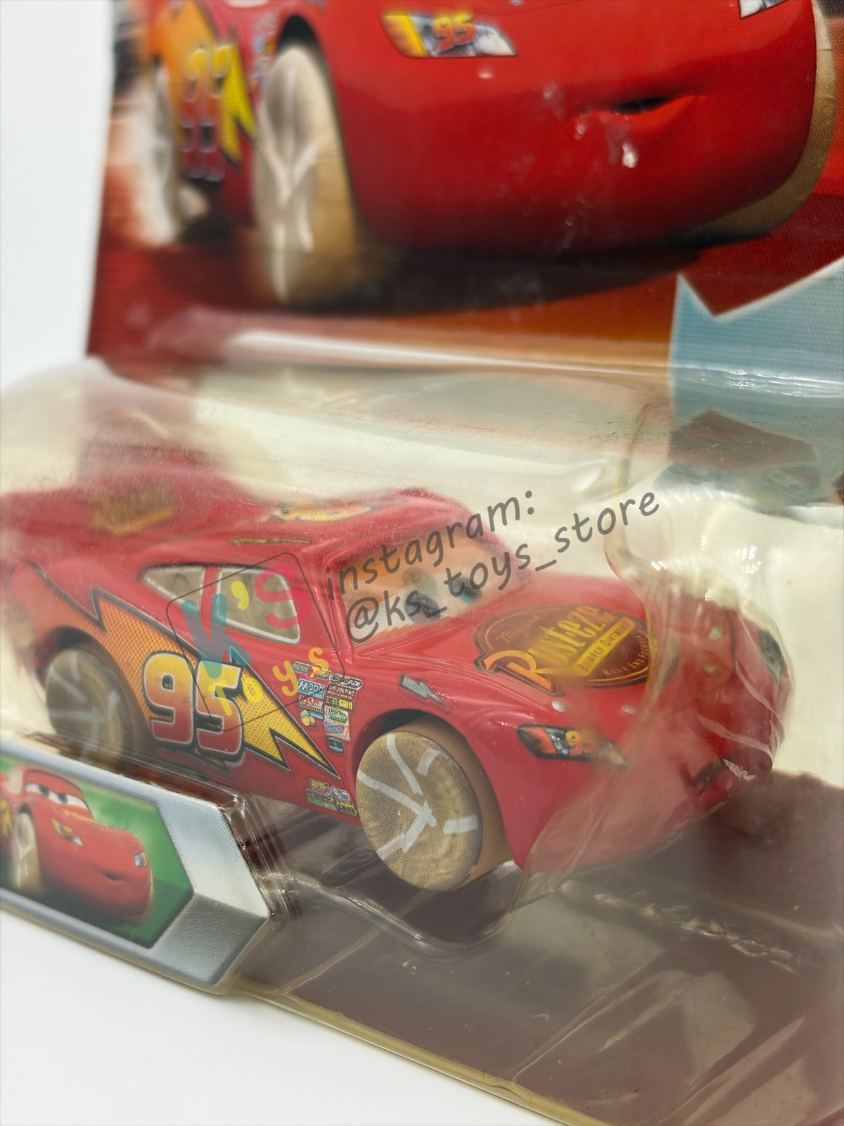 DISNEY PIXAR CARS BY MATTEL 1:55, "PAINT MASK LIGHTNING MCQUEEN" - CHASE LENTICULAR EYES SERIES - BNIP