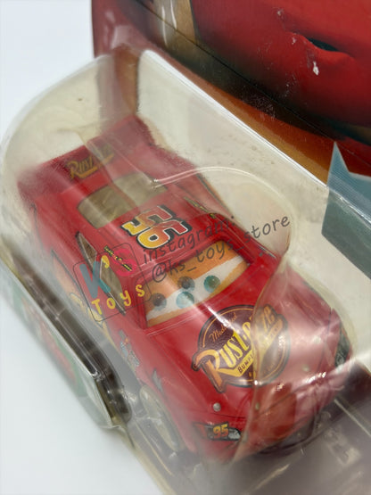 DISNEY PIXAR CARS BY MATTEL 1:55, "PAINT MASK LIGHTNING MCQUEEN" - CHASE LENTICULAR EYES SERIES - BNIP