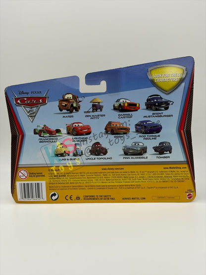 Disney Pixar Cars 1:55 by Mattel 2-Pack MATER WITH NO TIRES AND LIGHTNING MCQUEEN WITH NO TIRES - 95 RETURNS SERIES - BNIP