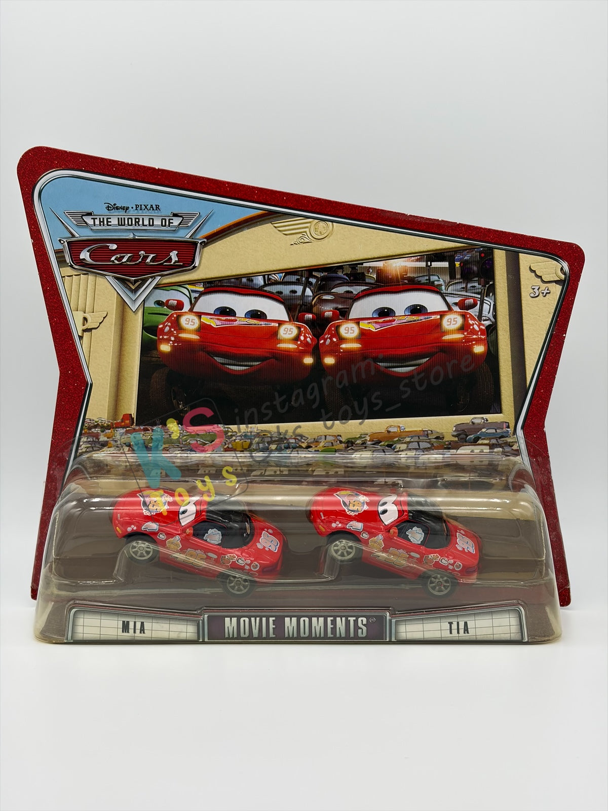 Disney Pixar Cars 1:55 by Mattel 2-Pack, "MIA AND TIA" - THE WORLDS OF CARS MOVIE MOMENT SERIES - BNIP