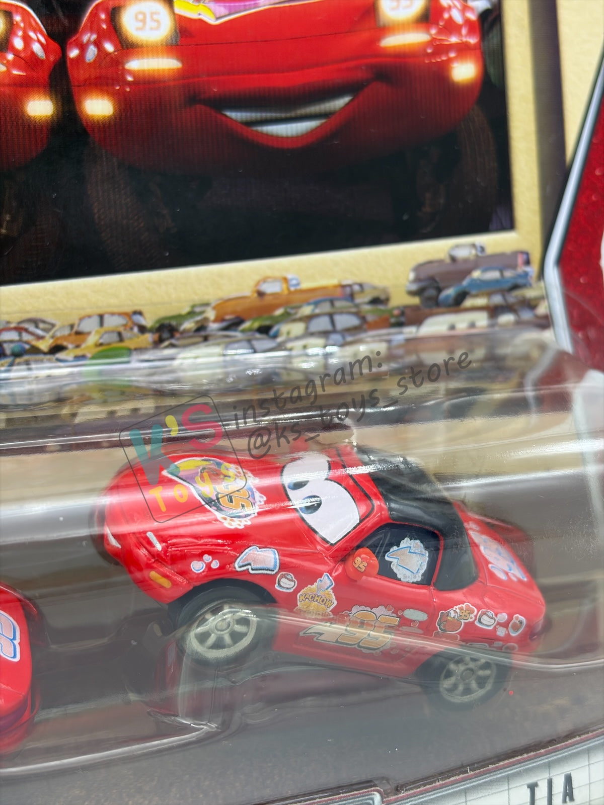 Disney Pixar Cars 1:55 by Mattel 2-Pack, "MIA AND TIA" - THE WORLDS OF CARS MOVIE MOMENT SERIES - BNIP