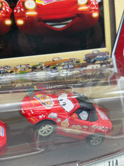 Disney Pixar Cars 1:55 by Mattel 2-Pack, "MIA AND TIA" - THE WORLDS OF CARS MOVIE MOMENT SERIES - BNIP
