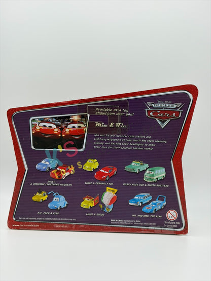 Disney Pixar Cars 1:55 by Mattel 2-Pack, "MIA AND TIA" - THE WORLDS OF CARS MOVIE MOMENT SERIES - BNIP