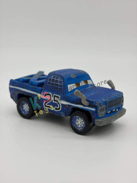 PRE-OWNED / LOOSE DISNEY PIXAR CARS - "BROADSIDE" THUNDER HOLLOW SERIES - PLAYED CONDITION - READ DESCRIPTION!!!!!!