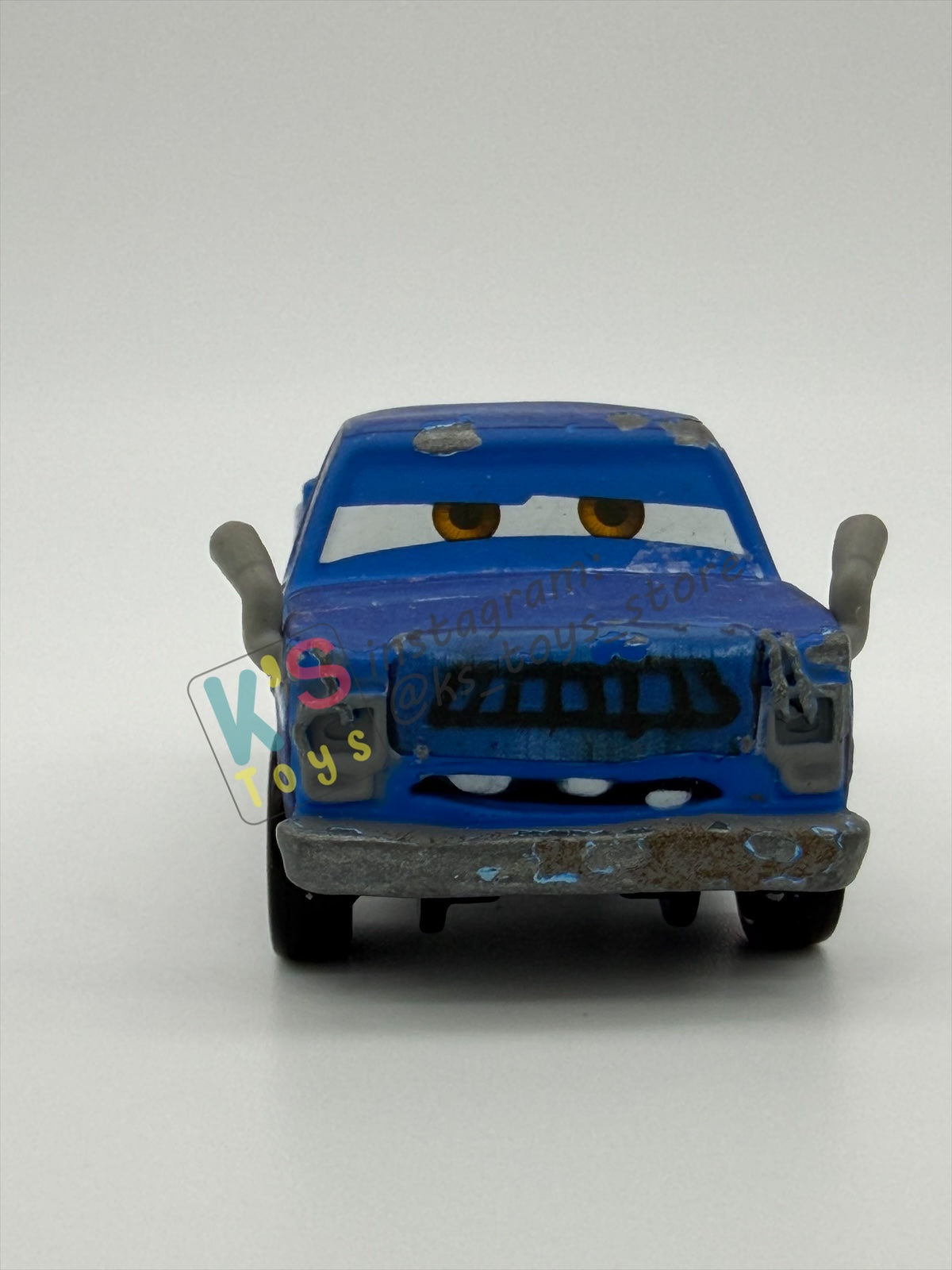 PRE-OWNED / LOOSE DISNEY PIXAR CARS - "BROADSIDE" THUNDER HOLLOW SERIES - PLAYED CONDITION - READ DESCRIPTION!!!!!!