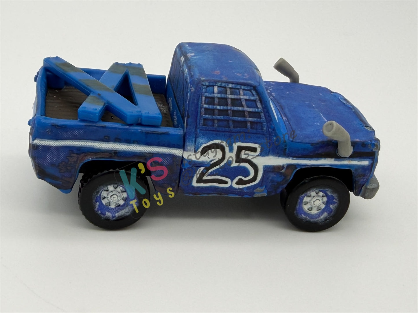 PRE-OWNED / LOOSE DISNEY PIXAR CARS - "BROADSIDE" THUNDER HOLLOW SERIES - PLAYED CONDITION - READ DESCRIPTION!!!!!!