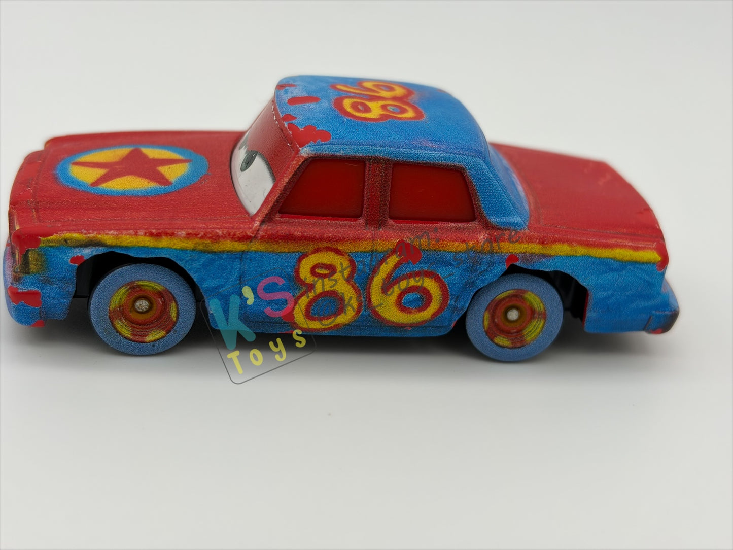 PRE-OWNED / LOOSE DISNEY PIXAR CARS - "BILL" THUNDER HOLLOW SERIES - PLAYED CONDITION - READ DESCRIPTION!!!!!!